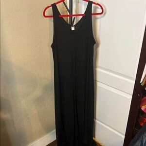 Old Navy Elegant Black Sleeveless Maxi Dress